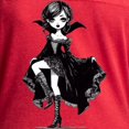 thumbnail image 3 of CafePress - Vampire Girl T Shirt - Womens Football Shirt, 3 of 4