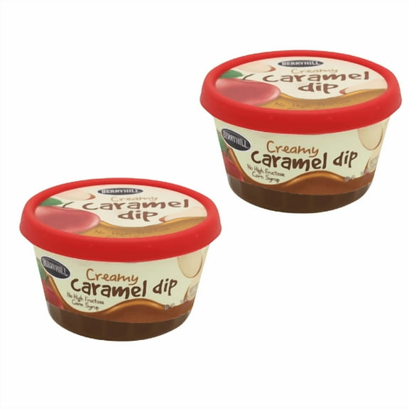 Berryhill Creamy Caramel Dip, No High Fructose Corn Syrup, 14 Oz,2 Pack