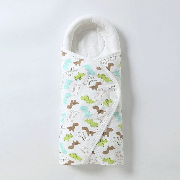 Edredón de doble capa para bebé recién nacido, de algodón puro, para primavera, otoño e invierno, bolsa de toalla, edredón, bolsa a prueba de viento, manta, funda, saco de dormir fino