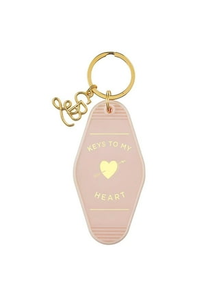 No Boundaries Heart Puff Key Ring with Clip, Multi-colored