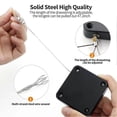thumbnail image 2 of Punch-Free Automatic Door Closer with 60 Inch Steel Drawstring, Automatic Screen Door Closer Self-Closing Door for Bathroom Bedroom Studyroom Office, 2 of 5