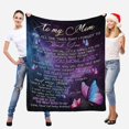 thumbnail image 2 of LHSHID Personalized Love Blanket Throw to My Mom from Daughter & Son for All The Times That I Forgot to Thank You I Love You Mom Blanket for Bed Couch, 2 of 5
