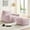 Pink, variant on ZAFLY Oversized Bean Bag Chair for Adults, Faux Fur Large Comfy Chair with Footstool, Big Lazy Floor Sofa for Gaming - Pink