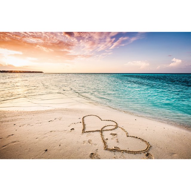 Taladro diamante pintura (DE1806) corazón playa Kit completo decoración del hogar DIY mosaico imagen 30x40cm FLhrweasw Nuevo