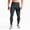 c01Black, variant on USNSM Quick Dry Compression Pants for Men High Waisted Athletic Leggings Running Tights Base Layer Sports Bottoms Yoga Pants Purple M