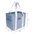 thumbnail image 2 of Insulated Bag, Lunch Bag for Women and Men, Cute Tote Bag Lunch Box Large Capacity, Reusable Cooler Bag for Work, Office Gray 10.6*7.1*7.9in, 2 of 6