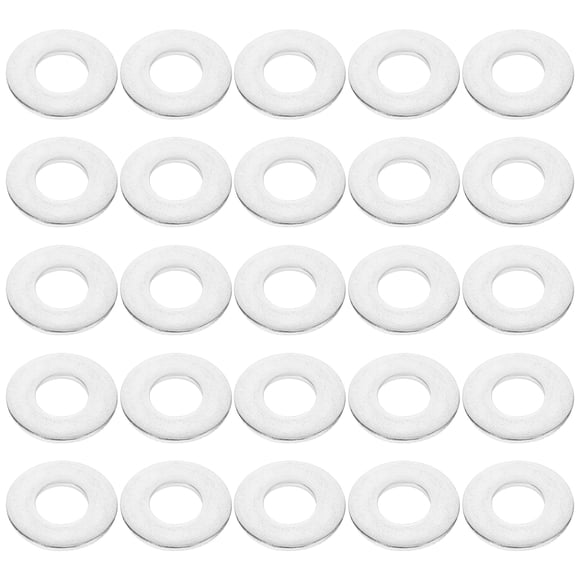 50pcs Screws Bolts Washers 304 Stainless Flat Washers for Outdoor Construction (1/4 inch)