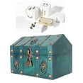 thumbnail image 1 of Exquisite Wood Treasure Box for Jewelry, Handcraft with Combination Lock, Small and Compact Storage Case, Perfect Gift for All Occasions, 1 of 7