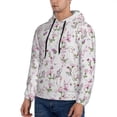 thumbnail image 3 of Cauagu Orchids Flowers for Men's Pullover Hooded Sweatshirt Athletic Casual Hoodie Aautumn Hoodie Sweatshirt for Men Pullover Casual Hooded Sweatshirt-3X-Large, 3 of 7