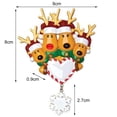 thumbnail image 2 of Navidad 2021, Colgante Familiar Personalizado, Decoración De Árbol De Navidad, Adornos Colgantes De Navidad De Resina Diy Para Amigos De La Familia seitruly HA042985-05, 2 of 6