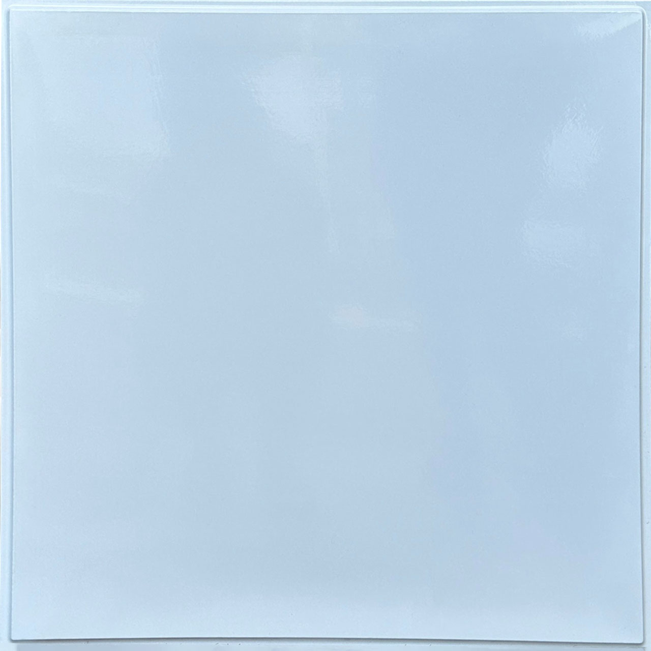 Smooth Economy Revealed Edge Lay-in Ceiling Tile 12 in x 12 in Sample in Gloss White - 1 Piece