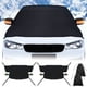 thumbnail image 1 of Media funda para protección antinieve para coches todo tipo – protector de parabrisas automotriz resistente a la intemperie, resistente a los rayos UV, ajuste universal, fácil de instalar, pliegues, 1 of 6