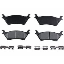 Rear Brake Pad Set - Compatible with 2012 - 2018 Ford F-150 2013 2014 2015 2016 2017