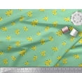 thumbnail image 2 of Soimoi Cotton Jersey Fabric Leaves & Lilac Floral Fabric Prints by Yard 58 Inch Wide, 2 of 3