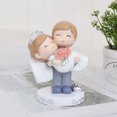thumbnail image 2 of Pareja Estatuillas Miniatura Resina Parejas Torta de Sobremesa Mini Amante Escultura Ornamentos Novias Novio Escultura Torta Decoración para La Boda XianweiShao 8390615132985, 2 of 5