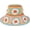 Pink, variant on Multicolor Floral Crochet Straw Sun Hat Foldable Packable Wide Brim Bucket Hat Summer Beach Hat for Women
