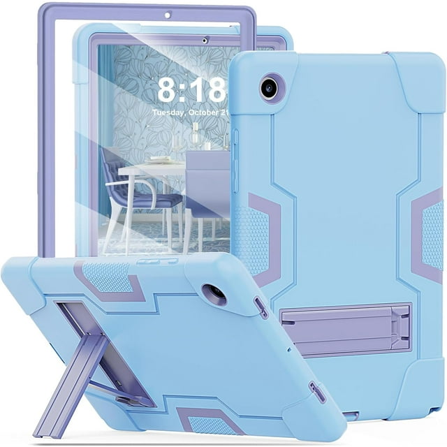 KOMI Galaxy Tab A8 Case,for Samsung A8 10.5 Tablet Case with Screen Protector/Kickstand,Heavy Duty Shockproof Rugged Protection Cover for 10.5 Inch Samsung Galaxy Tab A8 Case (SM-X200/X205/X207)