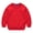 Red, variant on WIBACKER 2-10T Kid Girls Boys Cotton Solid Color Long Sleeve Basic Crewneck Sweatshirt Tops
