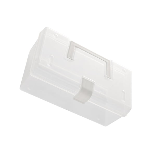 Organisateur Transparent Conteneur Clair Bijoux Rangement Portable Emballage Étui de Rangement Anti-Poussière Rectangle Grand