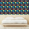 thumbnail image 4 of Ambesonne Retro Peel & Stick Wallpaper for Home, Vintage Geometric Shapes, 13"x100", Multicolor, 4 of 6