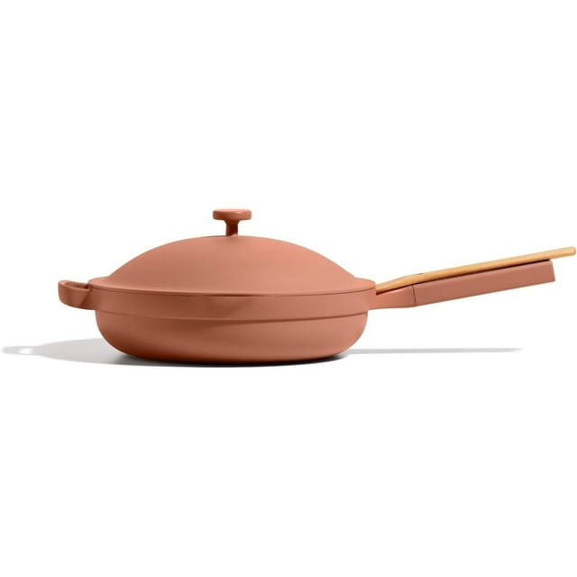 Sartén grande Always Pan Our Place de 2.0-12.5” (4 cuartos) antiadherente, de cerámica libre de toxinas | Sartén de aluminio 10 en 1 patentada | Apta para horno, inducción y todo tipo de cocinas hasta
