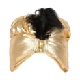 thumbnail image 4 of Sombreros de turbante de sultán indio, plisado para la cabeza, de moda, sombrero de sultán, gorro para fiesta temática, graduación,, 4 of 9