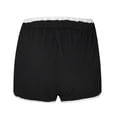 thumbnail image 5 of AXXD Ladies New Arrivals,Yoga Workout Elastic Waist Athletic Running Linen Shorts for Women Casual Summer Black 10, 5 of 9