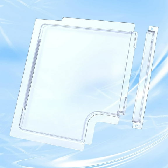 RV Screen Door Slider Panel for Dexter 4701-00 RH Right Hand Series 5050 Radius Corner,Clear Plexiglass RV Screen Door Slide and 4700-00 Stopper