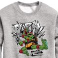 thumbnail image 3 of Teenage Mutant Ninja Turtles: Mutant Mayhem - Raphael Going In Loud - Toddler And Youth Crewneck Fleece Sweatshirt, 3 of 5