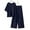 Navy, variant on Two Piece Sets For Women Linen Summer Lounge Matching Set 2025 Travel Vacation Airport Outfits Clothing Beige L