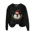 thumbnail image 5 of Zhanying Womens Fall Sweaters Soft Knit Family Festive Sweater Plus Size Festive Holiday Pullover Sweater, 5 of 5