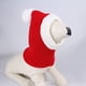 thumbnail image 5 of Gorro navideño para perro, redecilla de ganchillo, divertida gorra para mascota con pompón, rojo, verde, cálido gorro de invierno para perro, redecilla tejida, 5 of 6