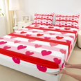thumbnail image 3 of Castle Fairy Boys Girls Romantic Love Heart Twin Sheet Sets,Happy Valentine's Day Bedding, 3 of 7