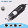 thumbnail image 3 of Usb 1000X USB Handheld Digital Electronic Microscope Portable Mini Magnifier with Stand for Laptop Desktop  Plant Observation Industrial Testing Circuit Board Detection, 3 of 7