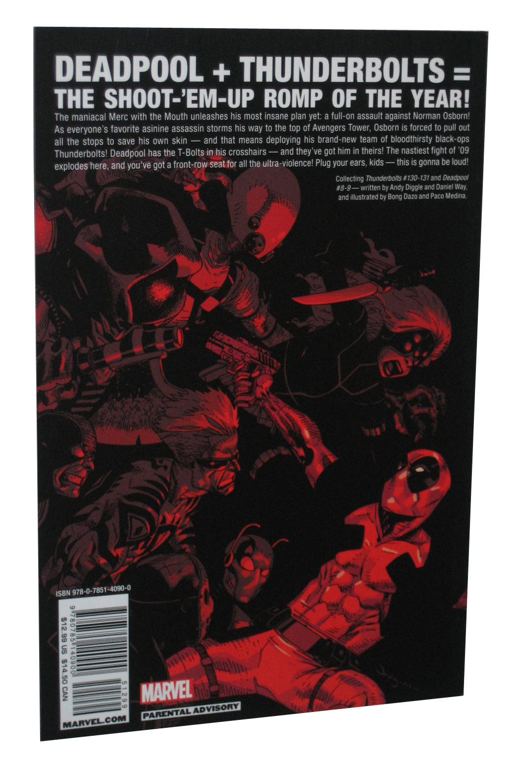 Dark　Deadpool　Marvel　Reign　Paperback　Comics　Thunderbolts　Book