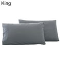 thumbnail image 4 of Dengjunhu 2Pcs 2 Pack Solid Color King Queen Pillowcases, Super Soft and Cozy Luxury Fuzzy Matted Pillow Cases, 20x30/20x40 Inches 12 Colors, 4 of 7