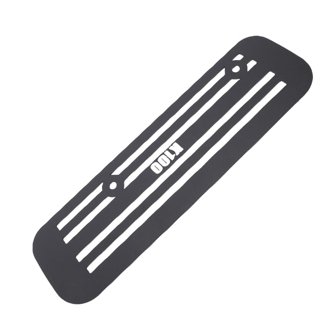 Motorcycle Injector Rail Cover Shockproof Stylish Protective Aluminium Alloy Engine Injector Rail Guard for Stylish Motorbike Enthusiasts