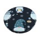 thumbnail image 1 of Balery Gnome and Snowflakes Fundas de asiento para taburete de bar redondo de tela de terciopelo ajustables que protegen de arañazos y manchas para sillas de 14 a 17 pulgadas.-13 inch, 1 of 7