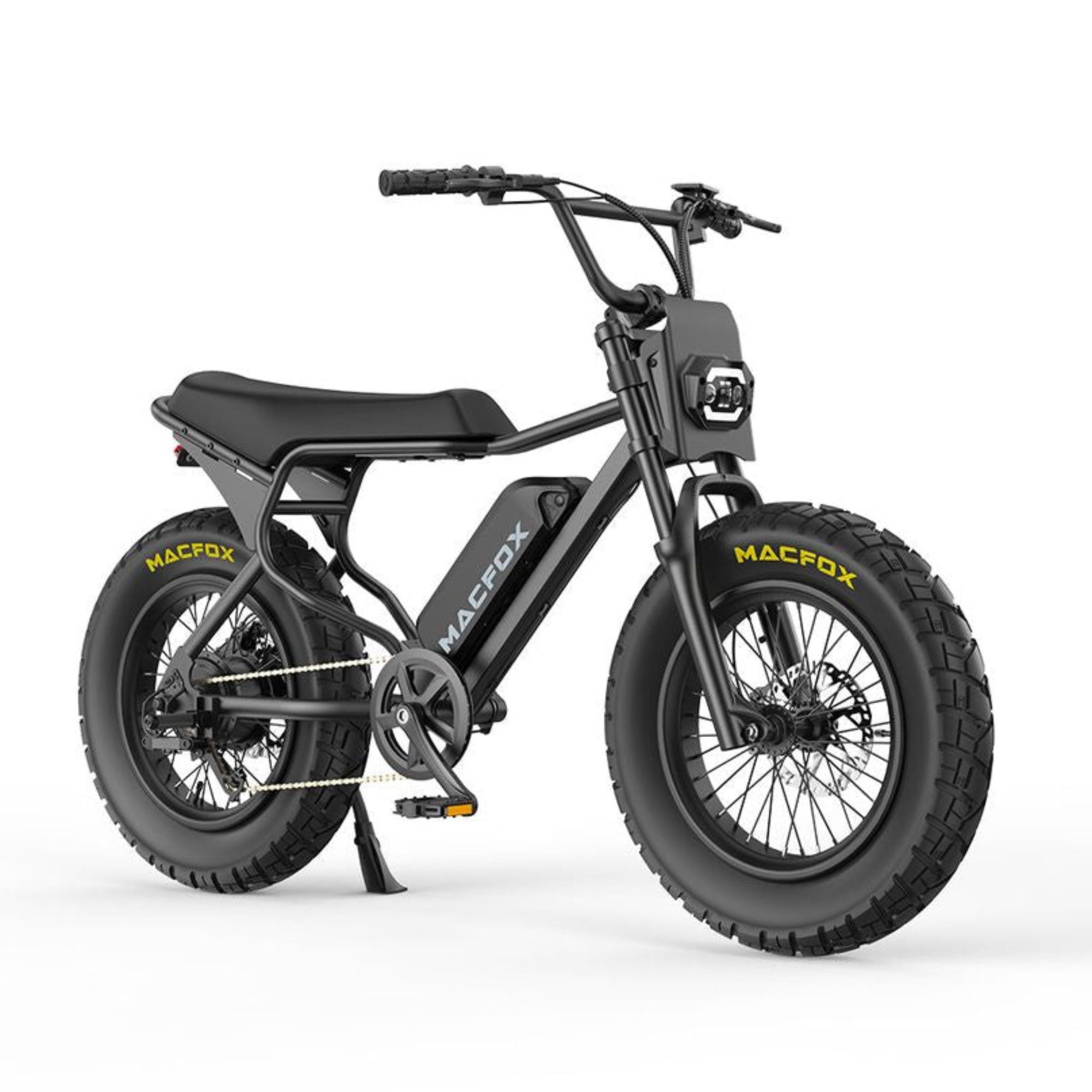Macfox X7 Fat Tire Electric Bike | 500W Motor, 25MPH, Long Range, Dual Battery Compatible