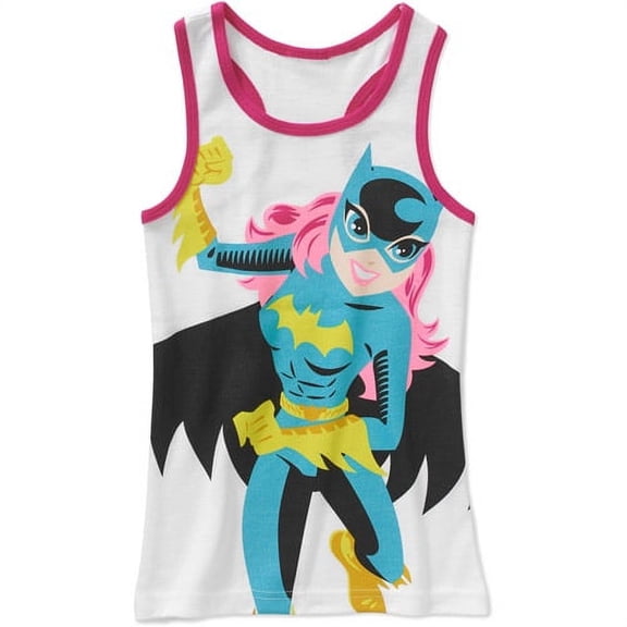 DC Comics Batgirl Girls Racer Back Tank Top Small