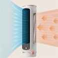 thumbnail image 4 of HLONK Tower Fan Portable Fan Quiet Tower Fan  Portable Automatic Remote Head Conditioner  Energy Saving & High Efficiency USB Personal Conditioner White, 4 of 9