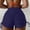 Dark Blue, variant on Conairie Women Bikini Bottoms Solid High Cut Full Coverage Swimsuit Ruched Scrunch Swimwear Bottom S