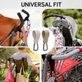 thumbnail image 5 of Ganchos para cochecitos, ideales para colgar bolsas y compras, clips universales para cochecitos (paquete de 4), 5 of 5