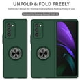 thumbnail image 6 of Galaxy Z Fold 2 Case 2020 (5G), Cover for Samsung Z Fold 2, Allytech Hard PC Shockproof Armor Case with Ring Holder Full Protection Anti-Drop Stand Foldiing Case for Galaxy Z Fold 2020, Darkgreen, 6 of 9
