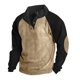 thumbnail image 4 of Men's Standing Collar Sweatshirt Is Outdoor Casual Sweaters Tops L, 4 of 5