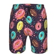 thumbnail image 3 of Fotbe Donuts1 Trajes de Baño Estampados para Hombre, Shorts de Verano de Secado Rápido, Ropa de Playa, Bañadores-Medium, 3 of 6