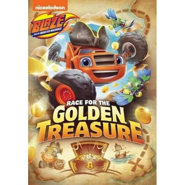 Blaze And The Monster Machines Race For The Golden Treasure Dvd Walmart Com Walmart Com