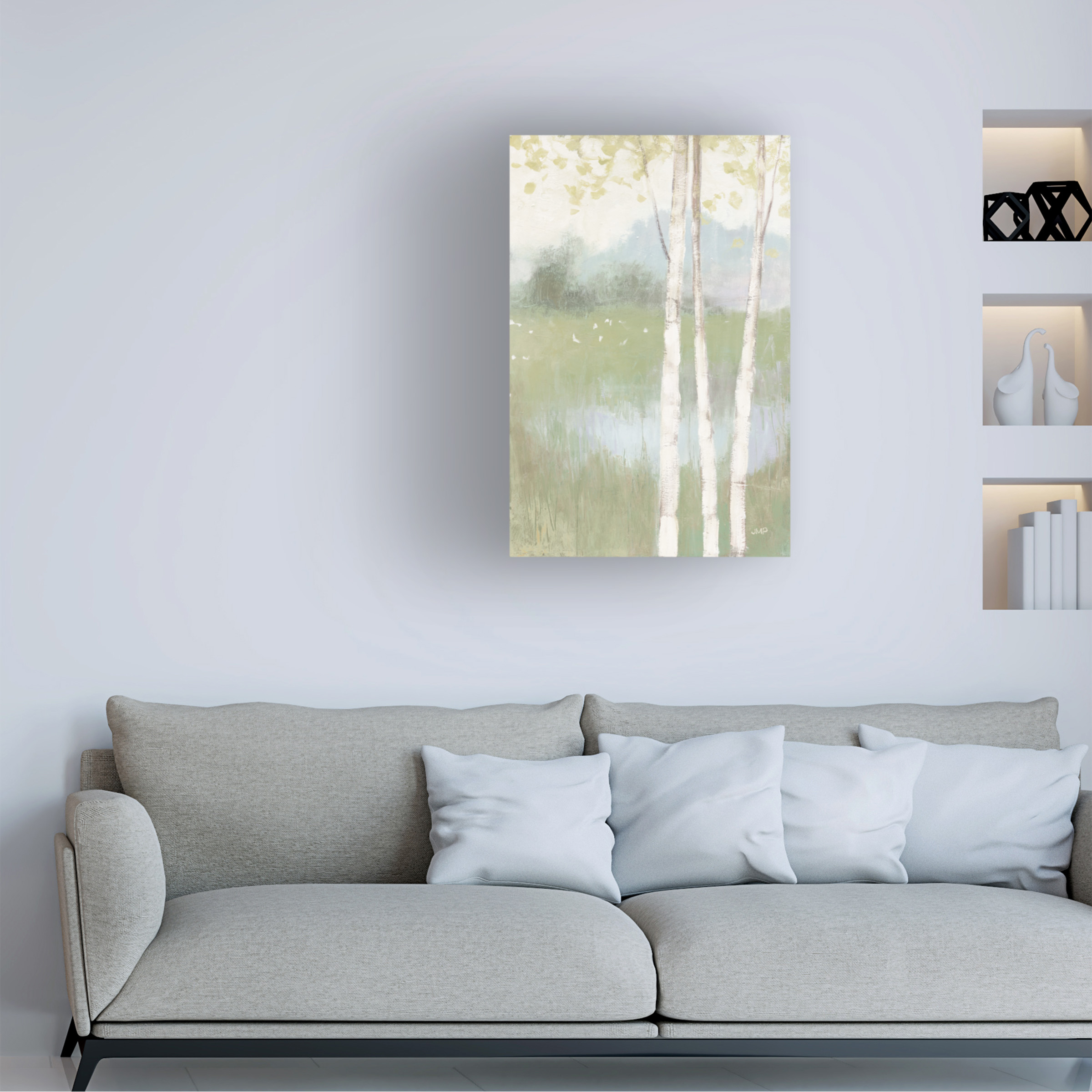 Julia Purinton 'Spring Fling II Cool' Canvas Art
