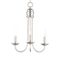 thumbnail image 1 of Maxim 10343SN 16 in. Logan 3 Light Satin Nickel Multi-Light Pendant Ceiling Light, 1 of 1