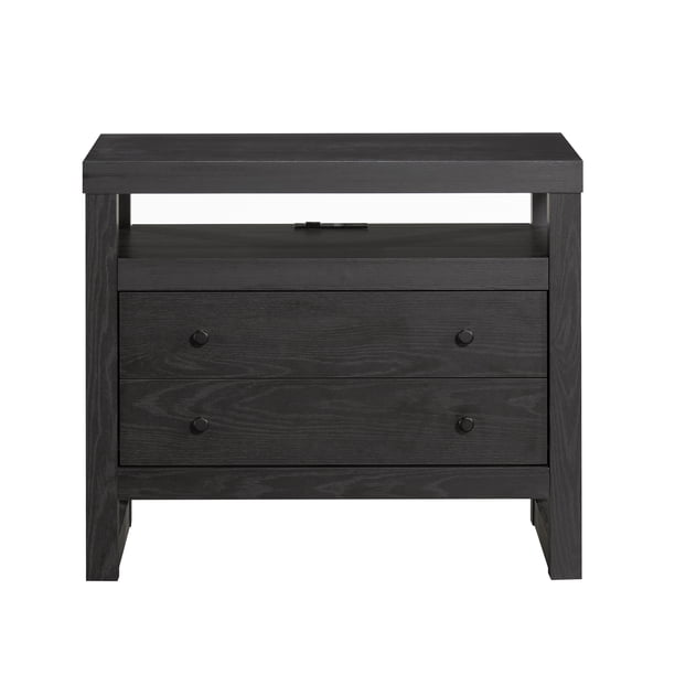 ひろきよ様　エレガントなガードル 黒　2枚組 Better Homes & Gardens Ezra 2-Drawer Nightstand, Rich Black Finish